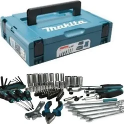Makita Handwerkzeugset 87-tlg. im Makpac Gr. 1 blau
