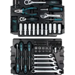 Makita Handwerkzeugset 87-tlg. im Makpac Gr. 1 blau