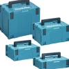 Makita MAKPAC Systemkoffer Gr. 1 + Gr. 2 + Gr. 3 + Gr. 4