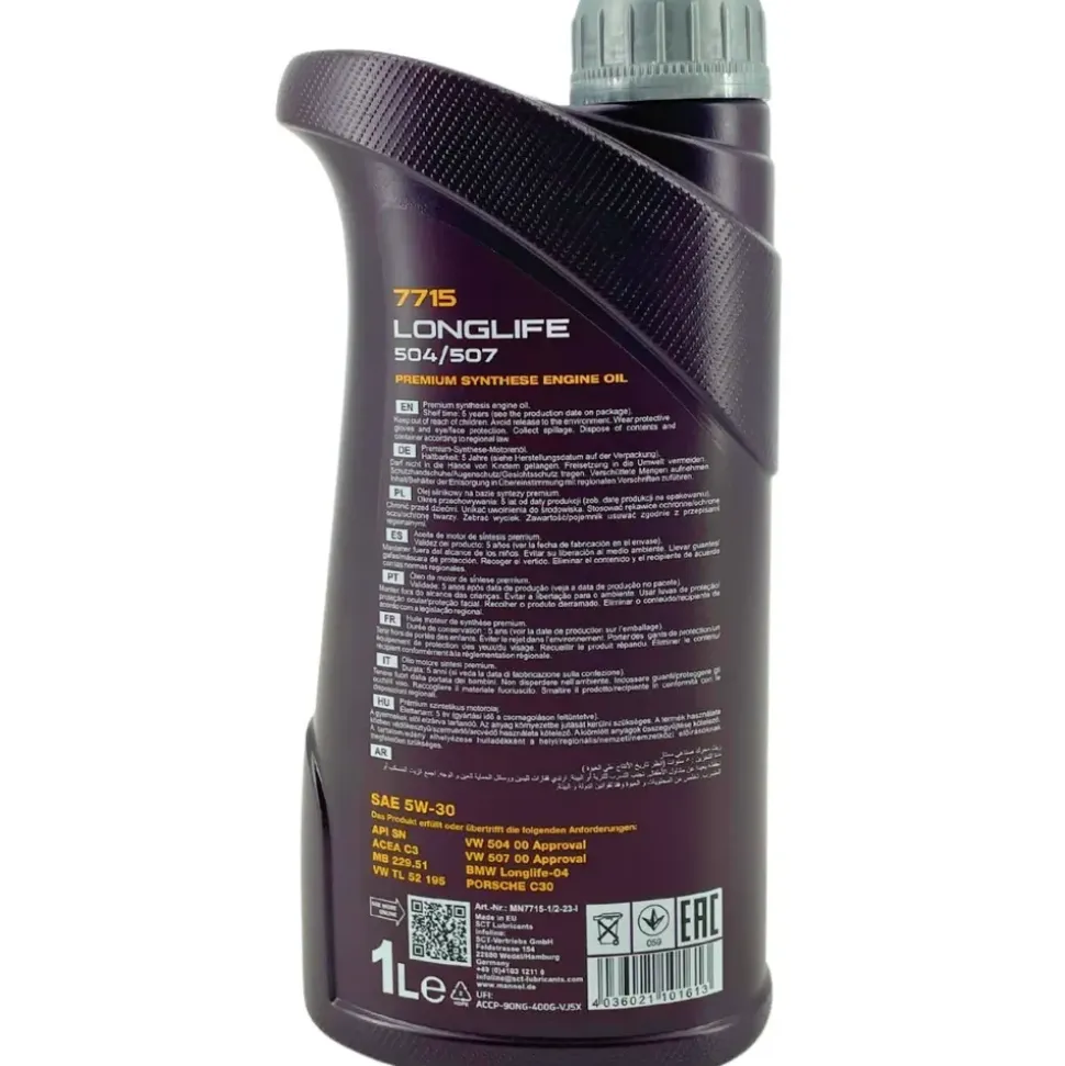 Mannol Longlife 504/507 5W-30 7715