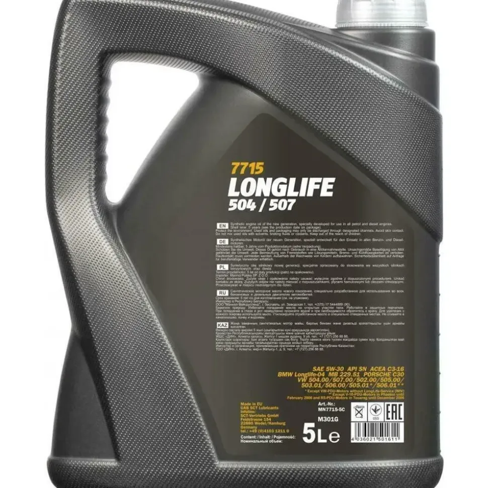 Mannol Longlife 504/507 5W-30 7715 10 l