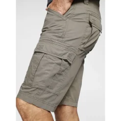 MAN'S WORLD Cargobermudas MAN'S WORLD, Herren, Gr. 64, N-Gr, grün (olivgrün), Obermaterial: 100% Baumwolle, unifarben, normal kniebedeckend, Hosen, auch in Großen Größen, Topseller