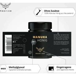 maorika Manuka Honig MGO 250+ 250 g