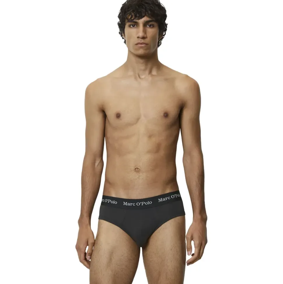 Marc O'Polo Slip Essentials schwarz/weiß S 3er Pack