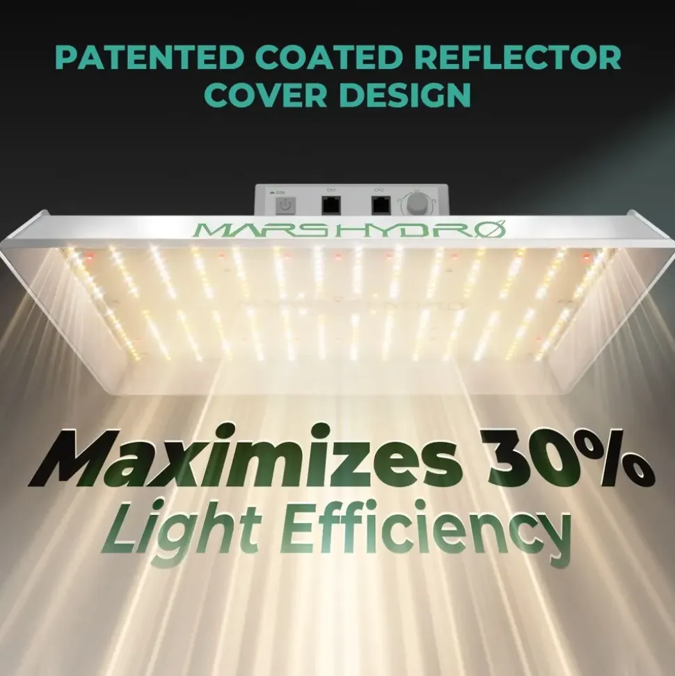 Mars Hydro Wachstumszelt Komplettset 150W LED 80 x 80 x 120 cm Transparent
