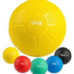 Matchu Sports Medizinball Gelb 19 cm