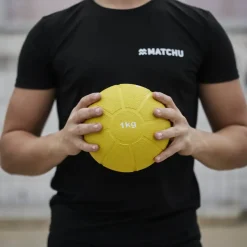 Matchu Sports Medizinball Gelb 19 cm
