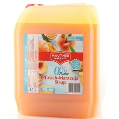 Mautner Markhof Pfirsich-Maracuja Sirup 5000 ml