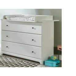 Möbel Kraft Babyzimmer 3er-Set Thilo ¦ weiß ¦ Maße (cm): B: 392 H: 379