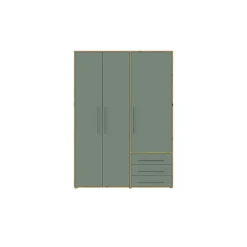 Möbel Kraft Kleiderschrank Morley 144,4 x 200 x 53 cm mehrfarbig
