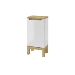 Möbel Kraft Unterschrank Stolpsee 40 x 83 x 32 cm Weiß/Eiche