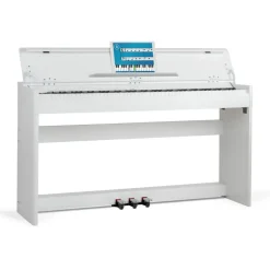 McGrey DP-18 WM E-Piano Weiß matt, 88 gewichtete Tasten mit Hammermechanik