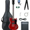 McGrey Rockit Double Cut-Komplettset Cherry Red