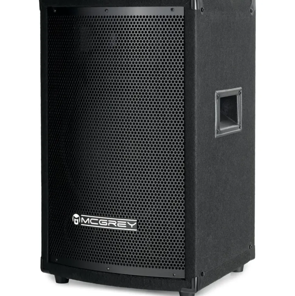 McGrey TP-10 DJ PA Lautsprecher Box 25cm (10“) Subwoofer 400W (Passiv, 2-Wege System, Holzgehäuse)