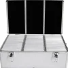 MediaRange DJ-Koffer für 500 CD/DVD silber