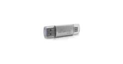 MediaRange MR940-1 512 GB USB / USB Type-C 3.2 Gen 1 (3.1 Gen 1) Silber