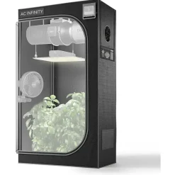 medimary Advance Grow Zelt 90 x 60 x 180 cm Schwarz