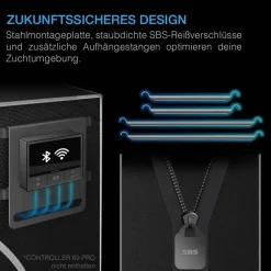 medimary Advance Grow Zelt 90 x 60 x 180 cm Schwarz