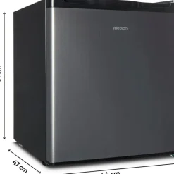 Medion MD37724 Getränkekühlschrank 41 l 63 cm hoch Grau