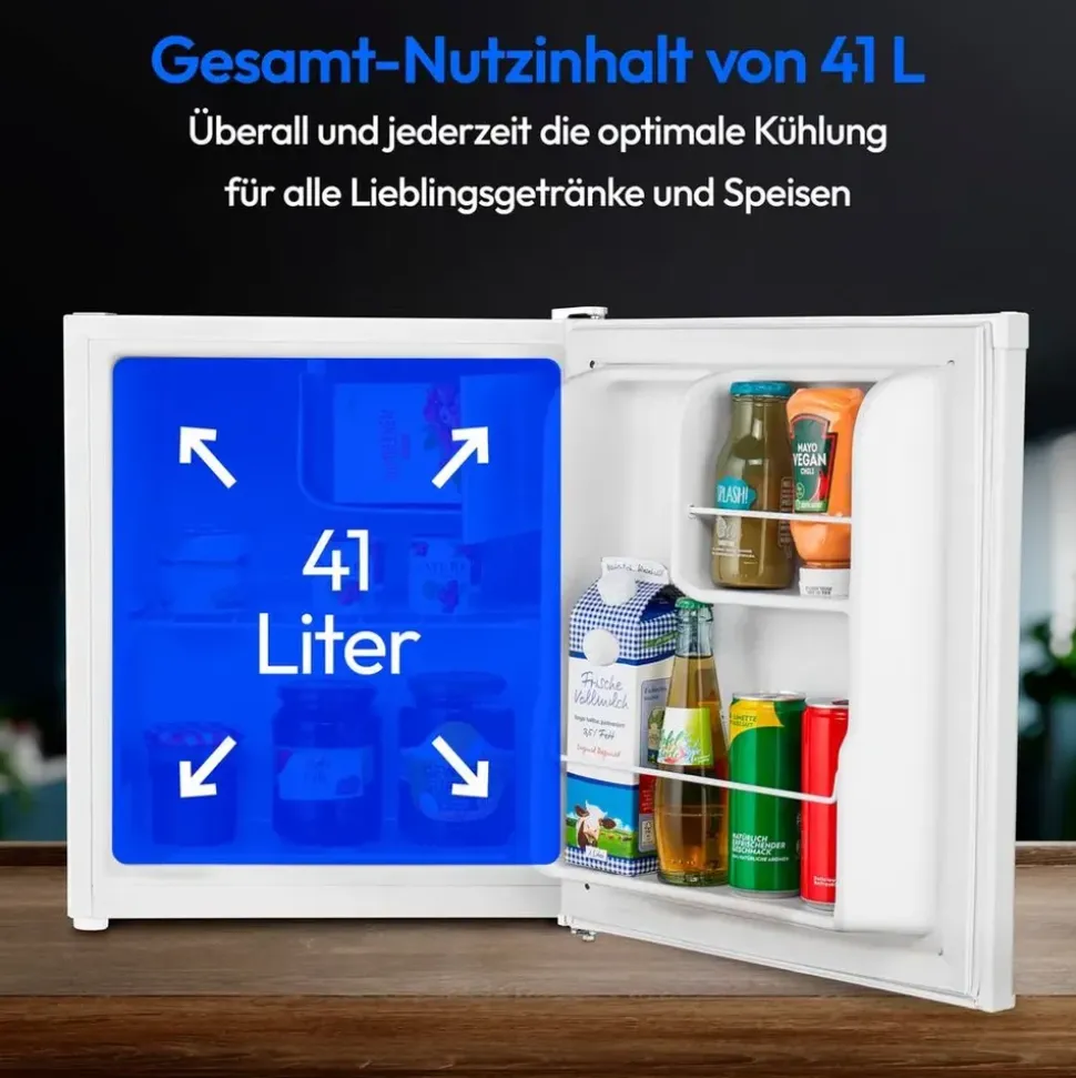 Medion MD37724 Mini-Kühlschrank 41 l 51 cm hoch Weiß