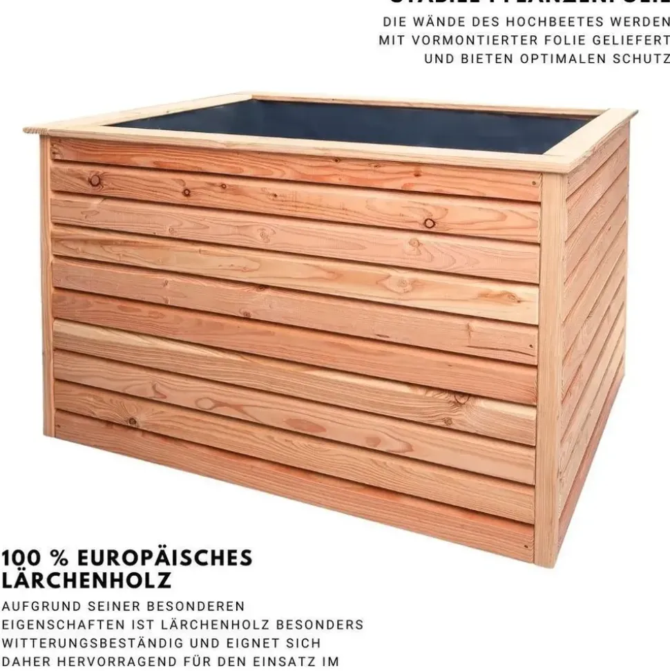 Mega-Holz Hochbeet Rhombus