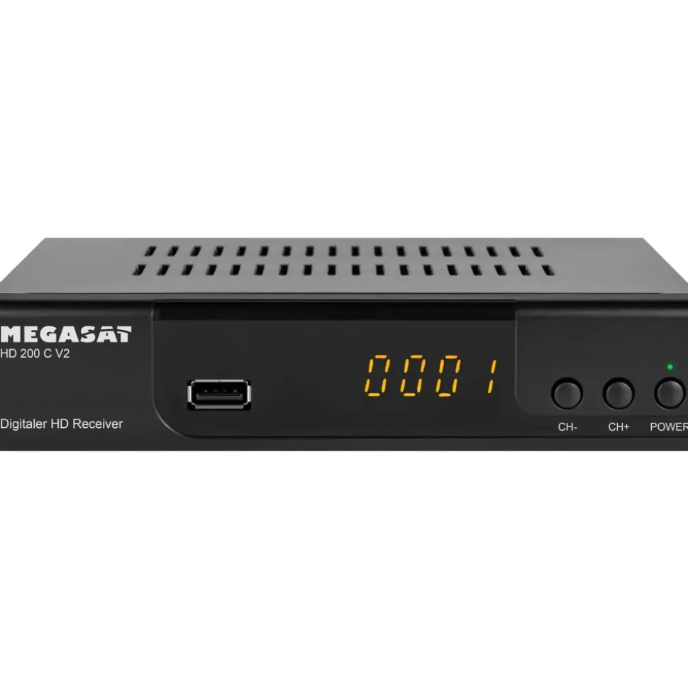 Megasat HD 200 C V2 HD-Kabel-Receiver Front-USB Anzahl Tuner: 1