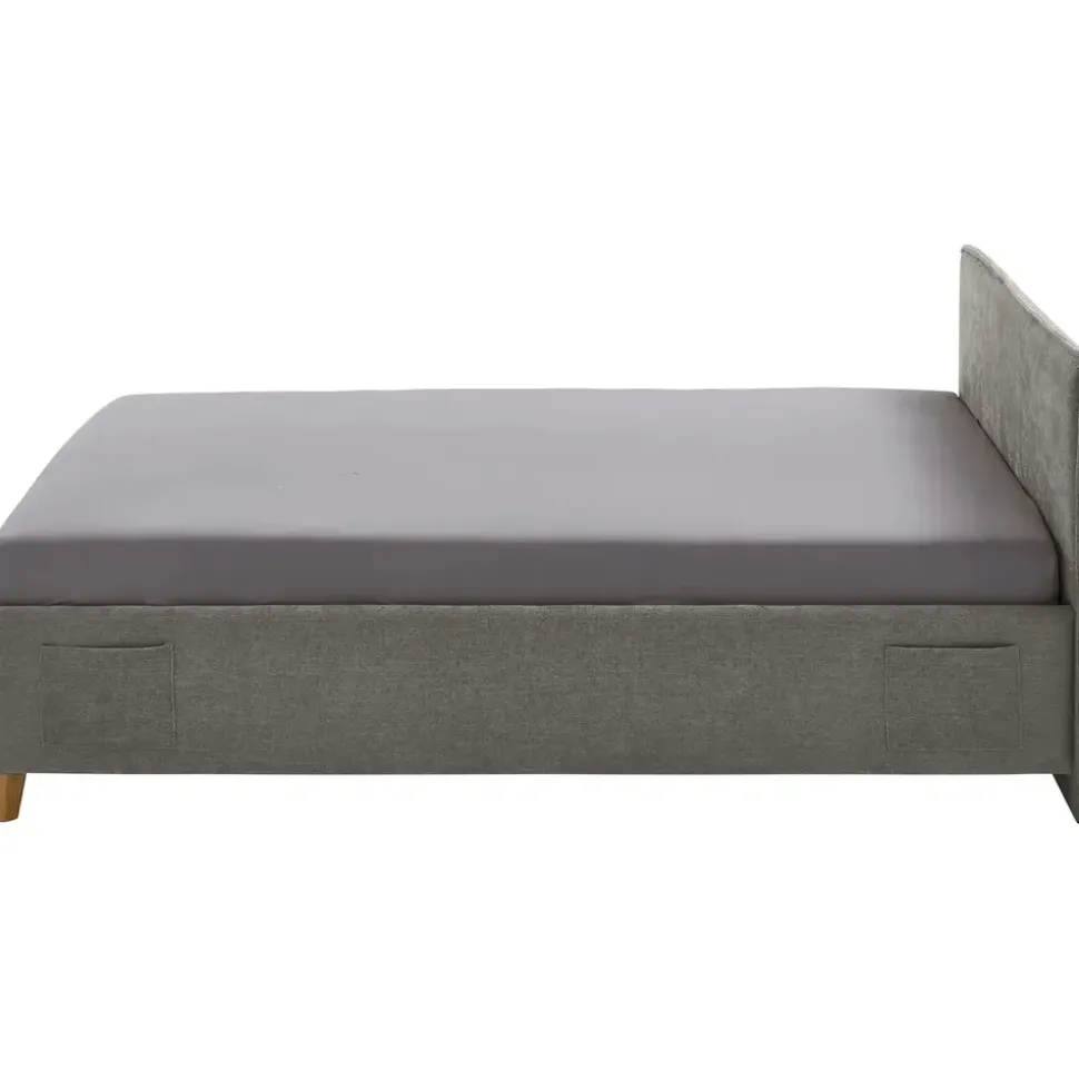 Meise Möbel Polsterbett Fun 120 x 200 cm Grau