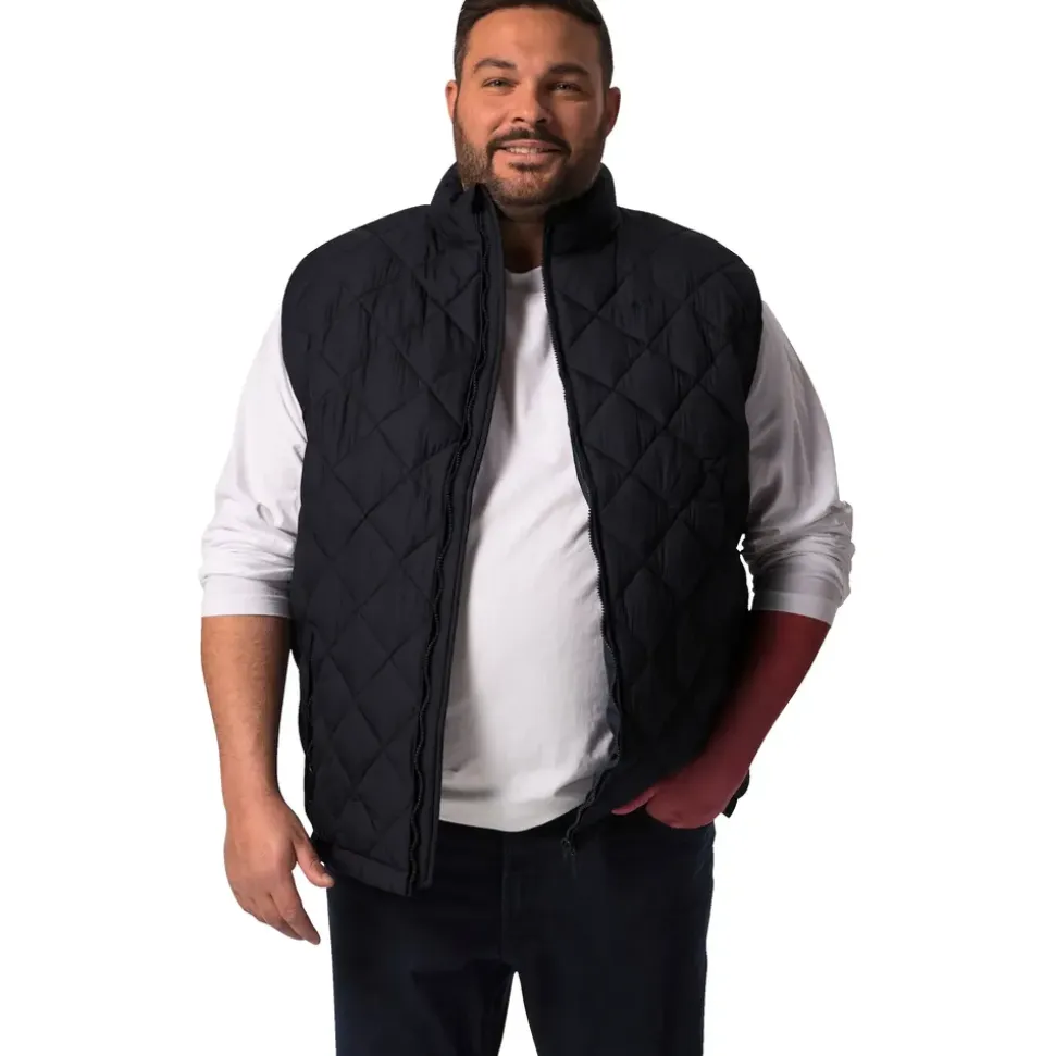 Men Plus by Happy Size Steppweste Blau 8XL