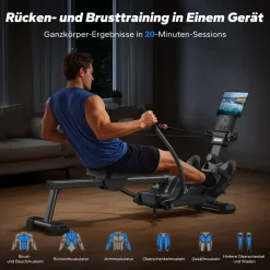 Merach Rudergerät 2025 Schwarz