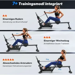 Merach Rudergerät 2025 Schwarz