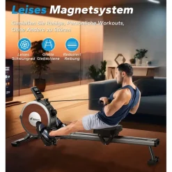 Merach Rudergerät Weiß