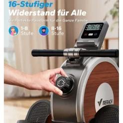 Merach Rudergerät Weiß