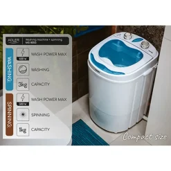 Mesko MS 8053 Camping-Waschmaschine Toplader (3 kg)