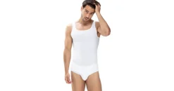 MEY Noblesse Vest weiß, Baumwolle, XX-Large Herren,
