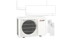 Mitsubishi Klimaanlage Dual Split 9+12 BTU stationär