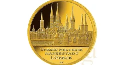 Münzprägestätten Deutschland 1/2 Unze Goldmünze - 100 Euro Lübeck 2007