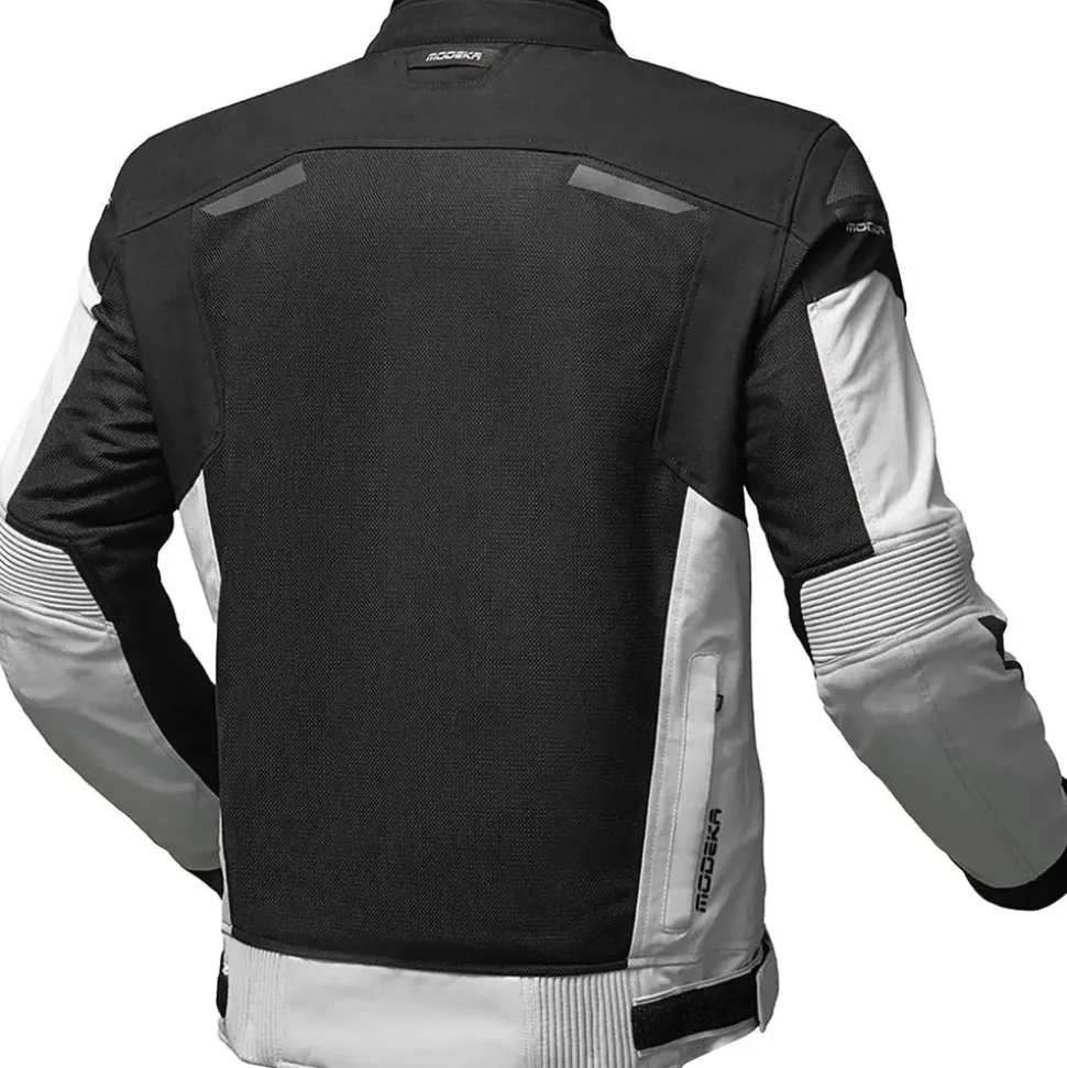 Modeka GmbH Khao Air II Motorradjacke Schwarz/Grau M