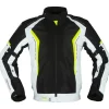 Modeka Khao Air Textiljacke Schwarz/Grau/Gelb L