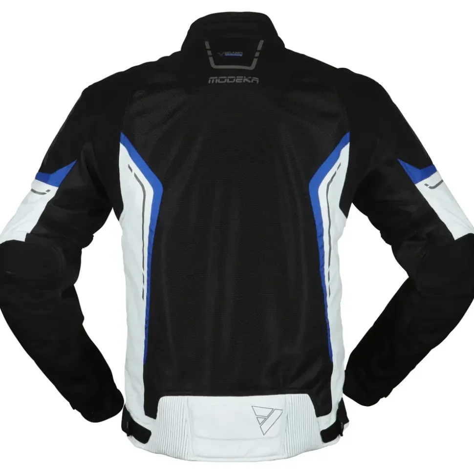 Modeka Khao Air Textiljacke Schwarz/Grau/Gelb L