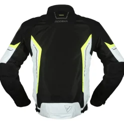Modeka Khao Air Textiljacke Schwarz/Grau/Gelb L