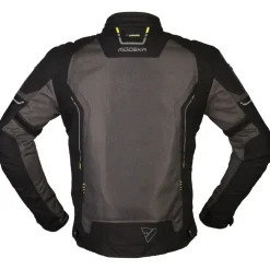 Modeka Khao Air Textiljacke Schwarz/Grau/Gelb L