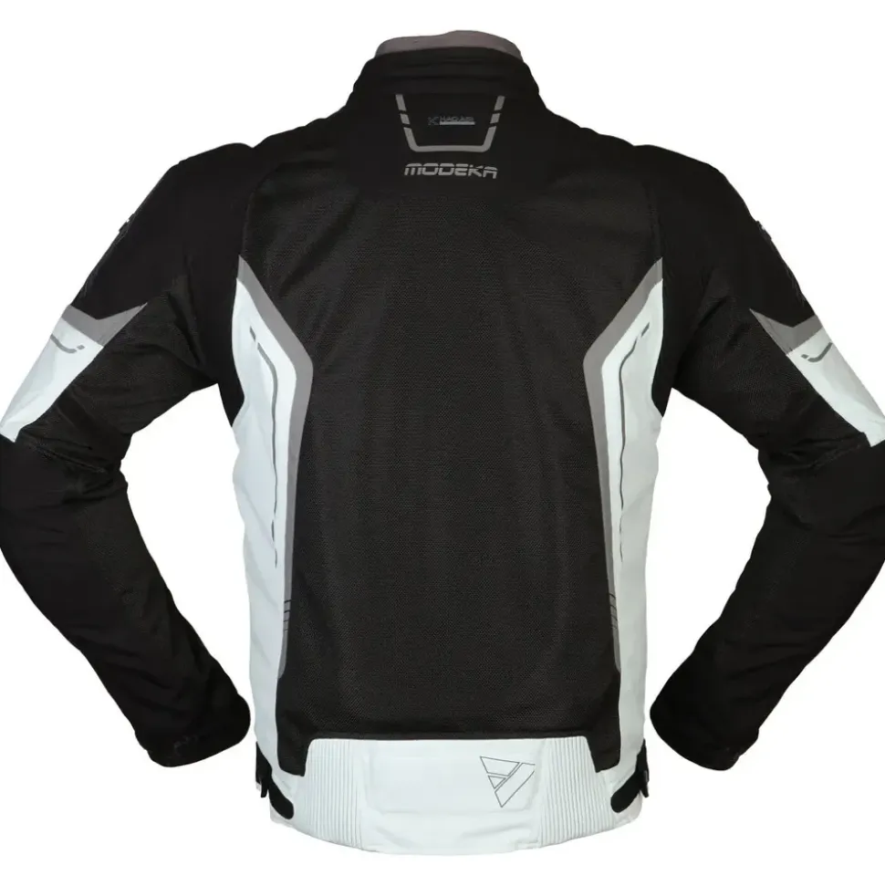 Modeka Khao Air Textiljacke Schwarz/Grau/Gelb L