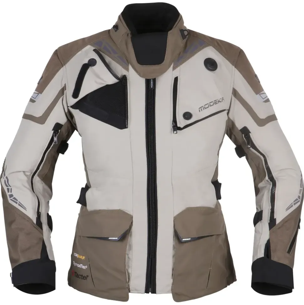 Modeka Panamericana II Textiljacke Beige/Braun 40