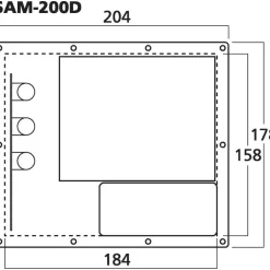 Monacor SAM-200D Digital Verstärker Modul