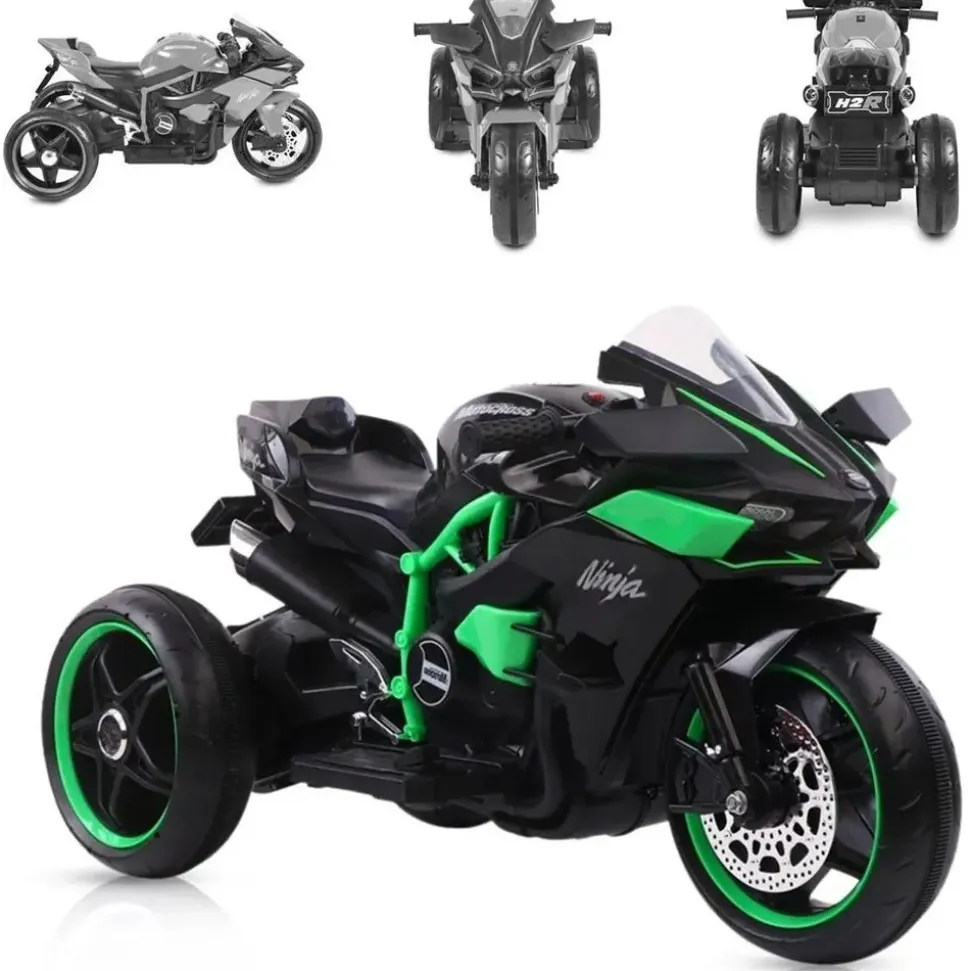 Moni Kinder Elektromotorrad Ninja schwarz (12 V)