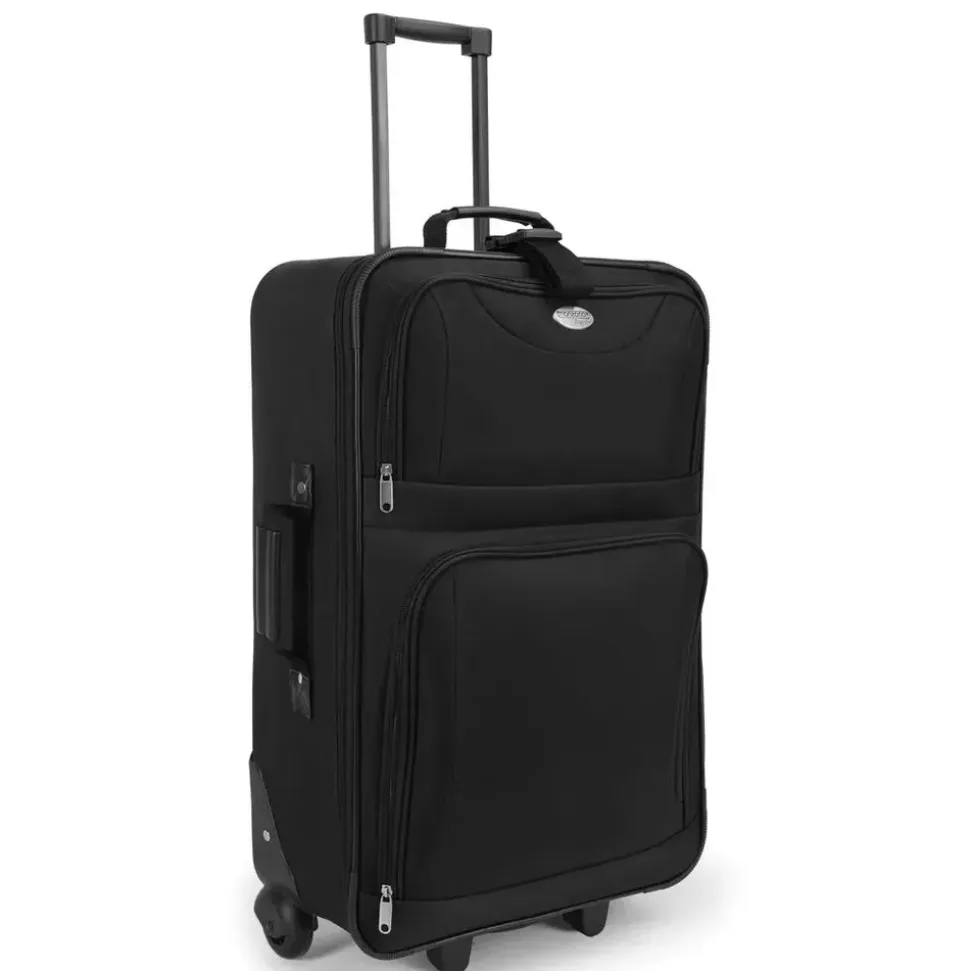 monzana Koffer-Set 4-tlg. schwarz