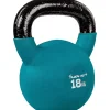 MOVIT Kettlebell PRO Kugelhantel Kettlebell 18 kg blau / schwarz / petrol