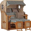 Mr. Deko Düne Teak Bullauge PE shell Dessin 520