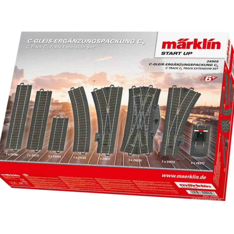 Märklin C-Gleis Ergänzungspackung C5 24905 H0