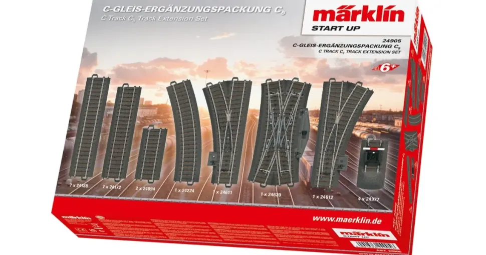 Märklin C-Gleis Ergänzungspackung C5 24905 H0